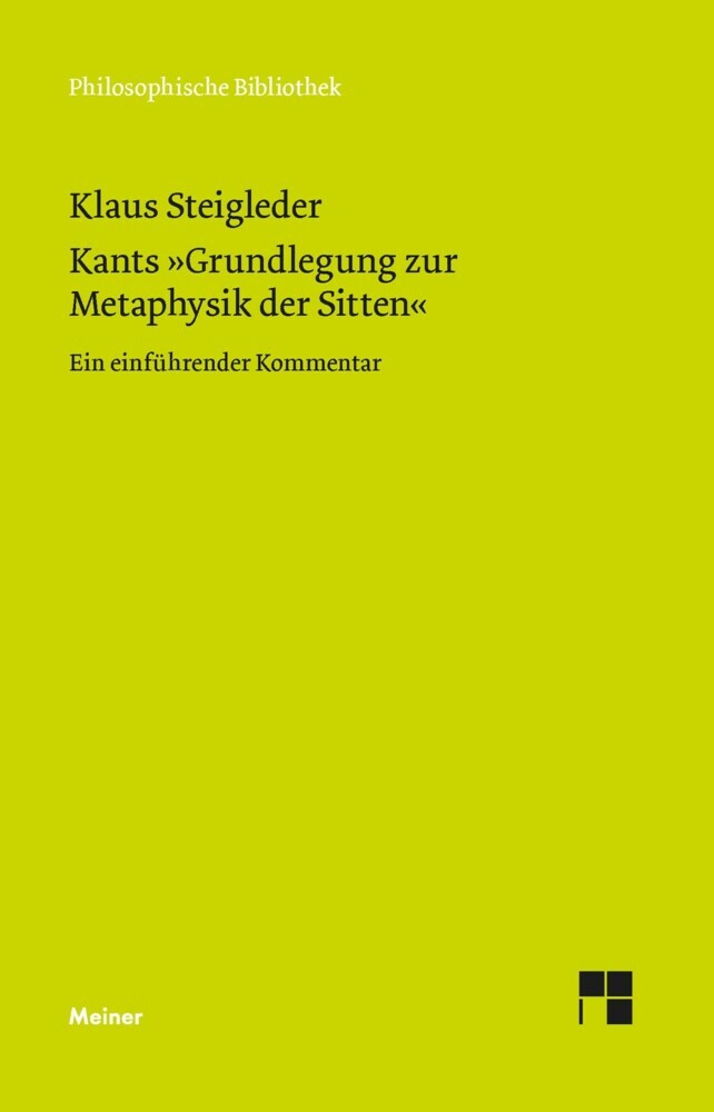 Kants »Grundlegung zur Metaphysik der Sitten« main product photo