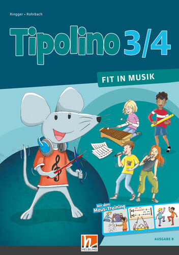 Tipolino 3/4 - Fit in Musik. Schulbuch. Ausgabe BY main product photo