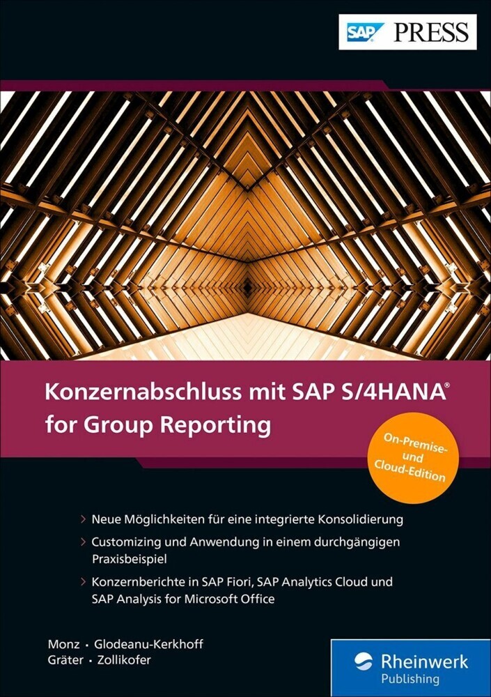 Konzernabschluss mit SAP S/4HANA for Group Reporting main product photo