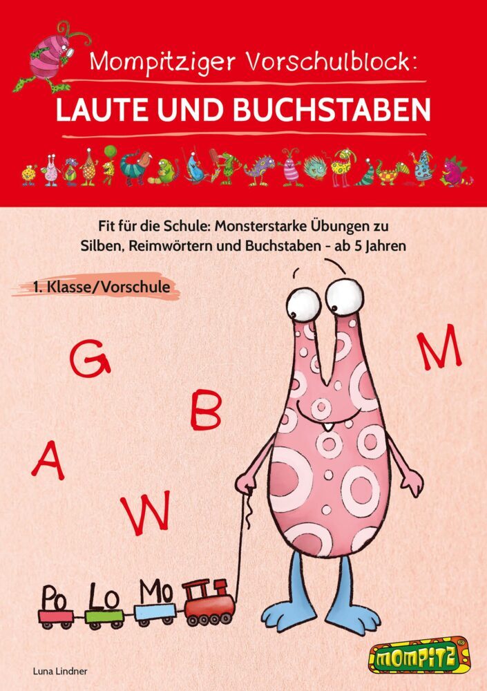 Mompitziger Vorschulblock: Laute und Buchstaben main product photo