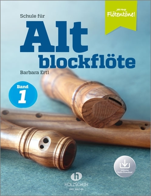 Schule für Altblockflöte 1 (mit Audio-Download) main product photo