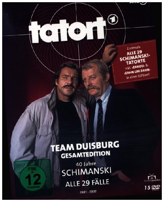 Tatort Duisburg - 40 Jahre Schimanski - Gesamtedition, 15 DVD main product photo