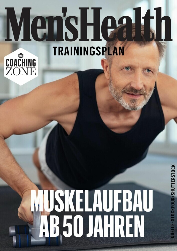 MEN'S HEALTH Trainingsplan: Muskelaufbau für Männer ab 50 main product photo