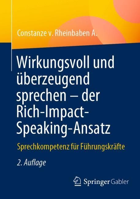 Wirkungsvoll und überzeugend sprechen - der Rich-Impact-Speaking-Ansatz main product photo