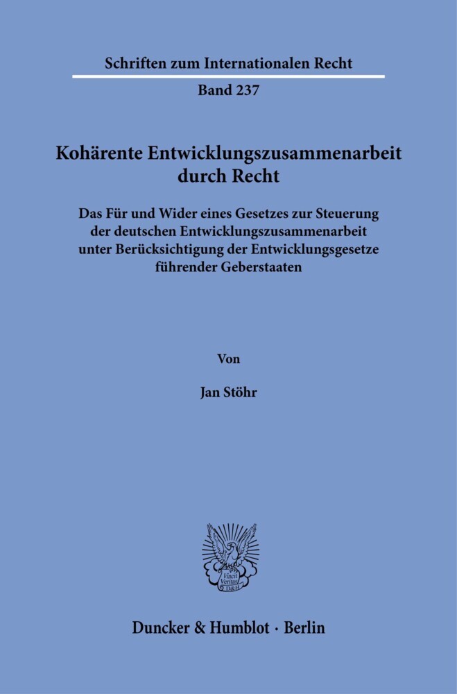 Kohärente Entwicklungszusammenarbeit durch Recht. main product photo