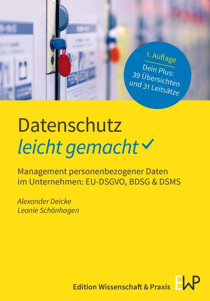 Datenschutz - leicht gemacht main product photo
