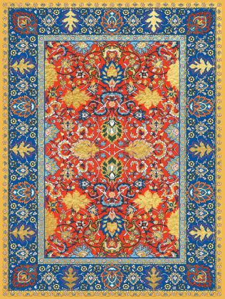 Red Pattern Journal