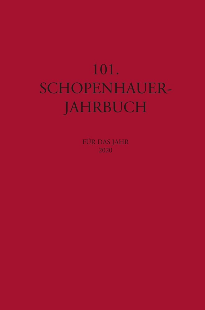 101. Schopenhauer Jahrbuch main product photo