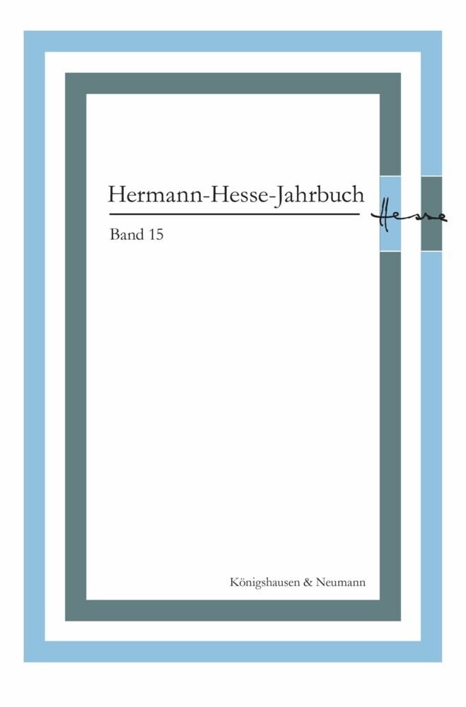 Hermann-Hesse-Jahrbuch, Band 15 main product photo