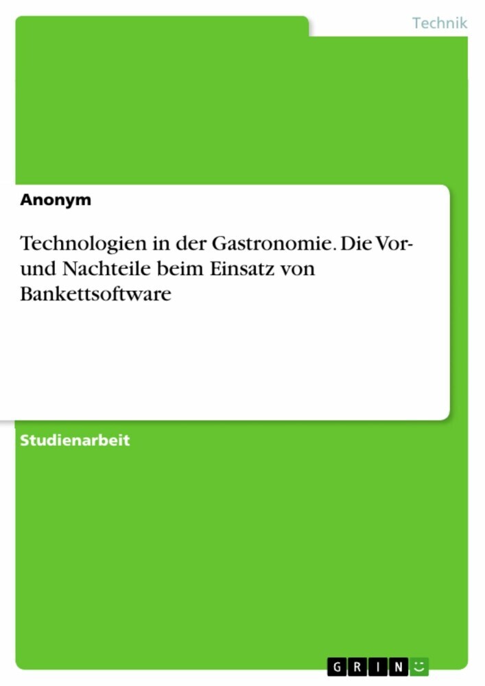 Technologien in der Gastronomie. Die Vor- und Nachteile beim Einsatz von Bankettsoftware main product photo