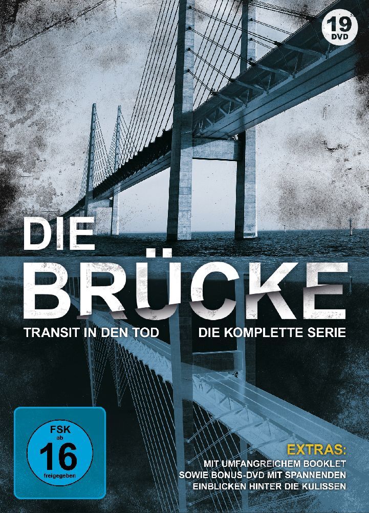 Die Brücke - Transit in den Tod - Die komplette Serie, 19 DVD main product photo