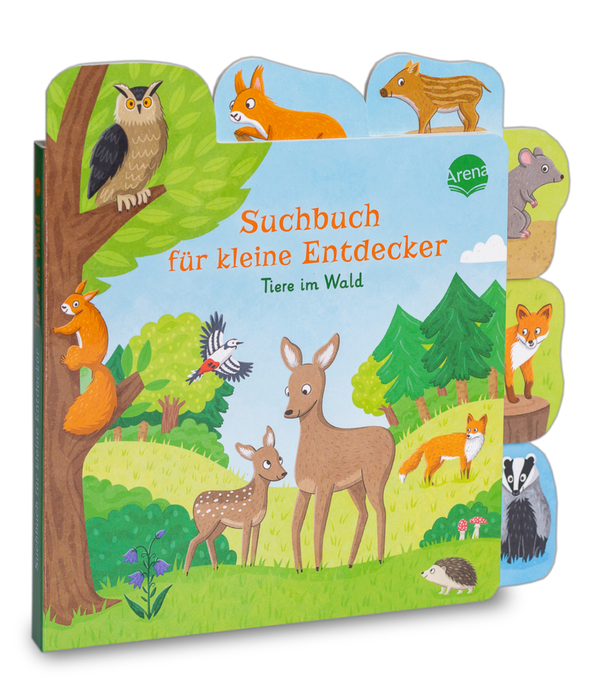 Suchbuch für kleine Entdecker. Tiere im Wald main product photo