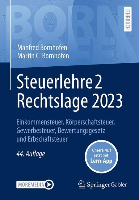 Steuerlehre 2 Rechtslage 2023, m. 1 Buch, m. 1 E-Book main product photo