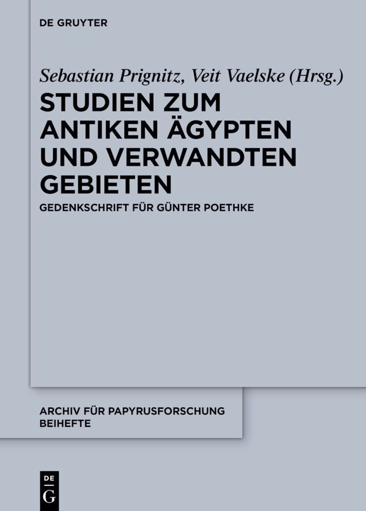 Studien zum antiken Ägypten und verwandten Gebieten main product photo