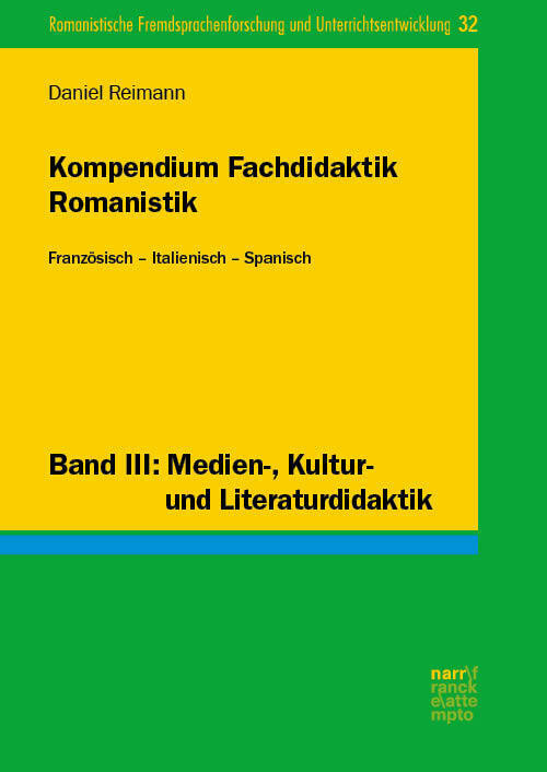 Kompendium Fachdidaktik Romanistik. Französisch - Italienisch - Spanisch main product photo