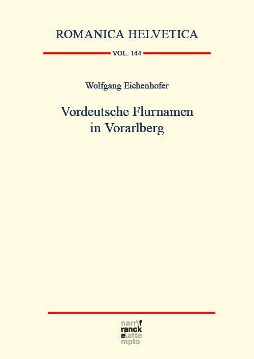 Vordeutsche Flurnamen in Vorarlberg main product photo