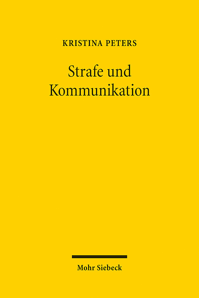 Strafe und Kommunikation main product photo