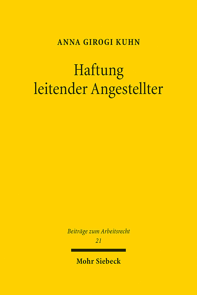 Haftung leitender Angestellter main product photo