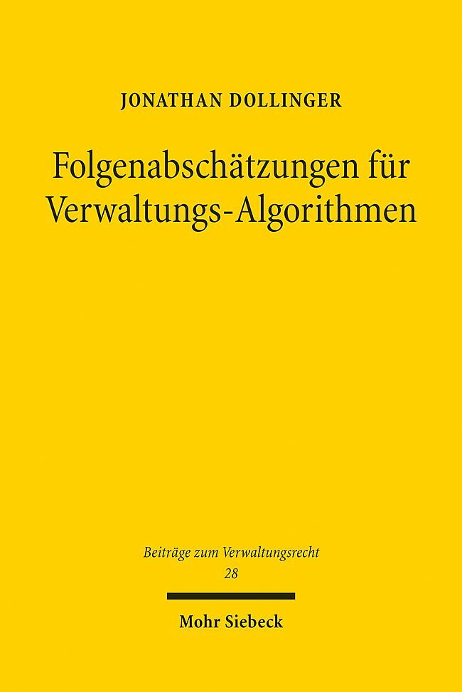 Folgenabschätzungen für Verwaltungs-Algorithmen main product photo