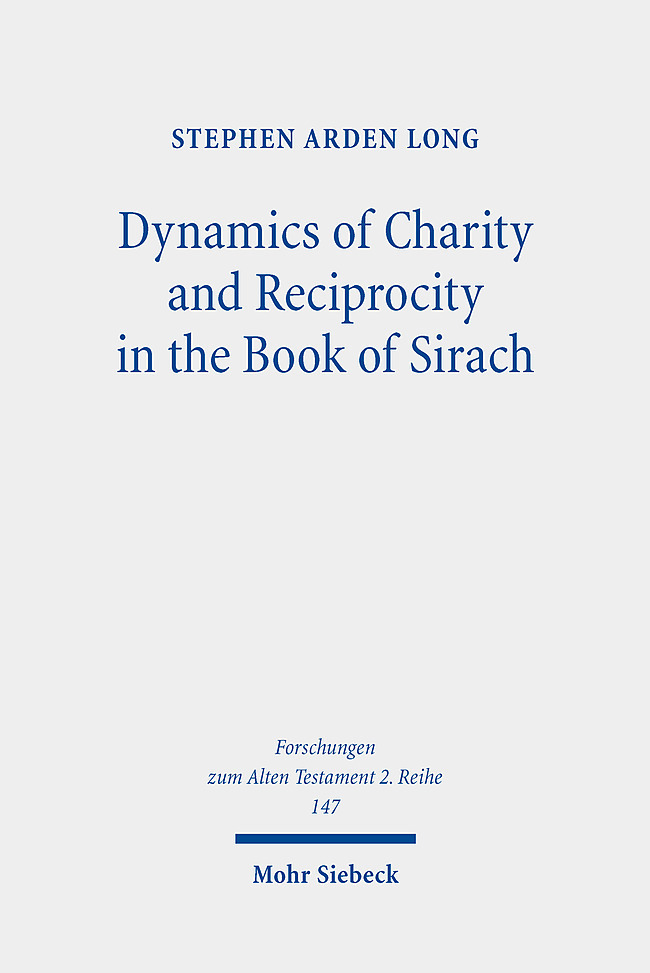 Dynamics of Charity and Reciprocity in the Book of Sirach main product photo