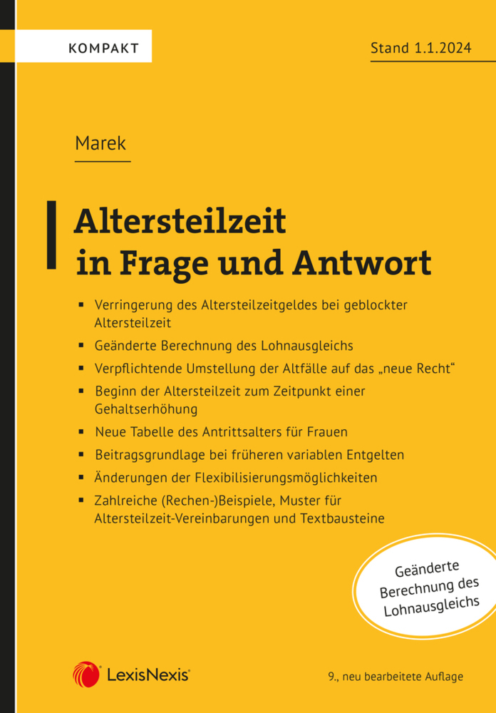 Altersteilzeit in Frage und Antwort main product photo