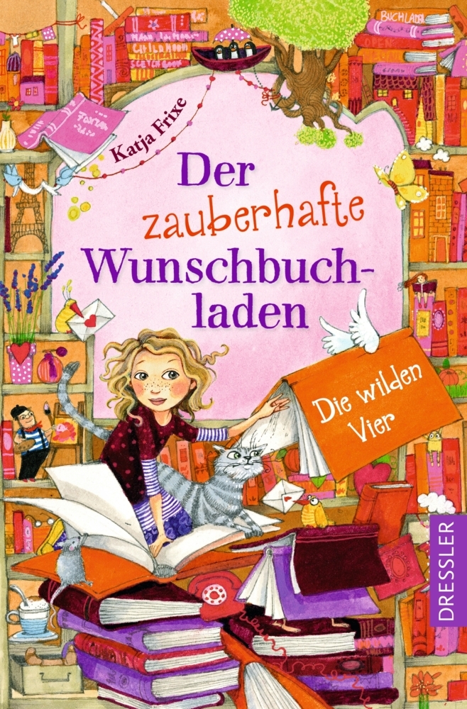 Der zauberhafte Wunschbuchladen 4. Die wilden Vier main product photo
