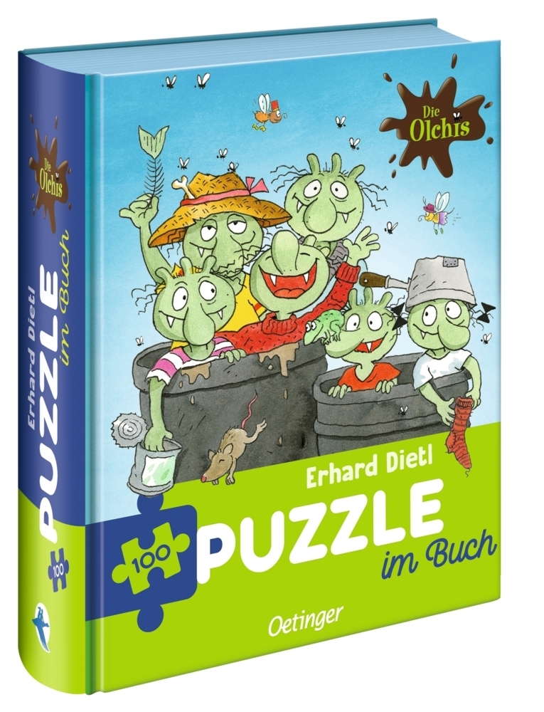 Die Olchis. Puzzle im Buch. 100 Teile main product photo