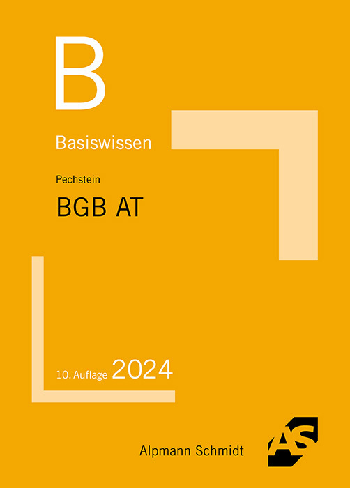 Basiswissen BGB Allgemeiner Teil main product photo