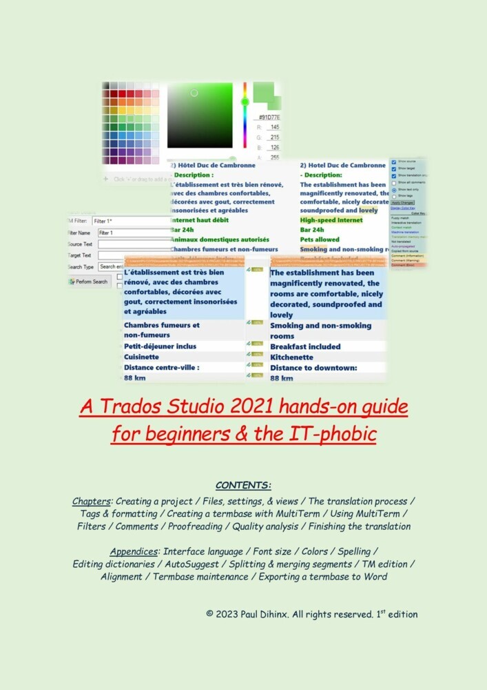 A Trados Studio 2021 hands-on guide for beginners & the IT-phobic main product photo