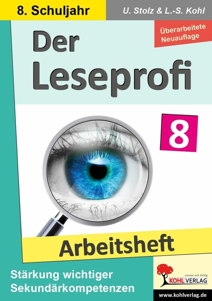 Der Leseprofi / Arbeitsheft - Fit durch Lesetraining / Klasse 8 main product photo