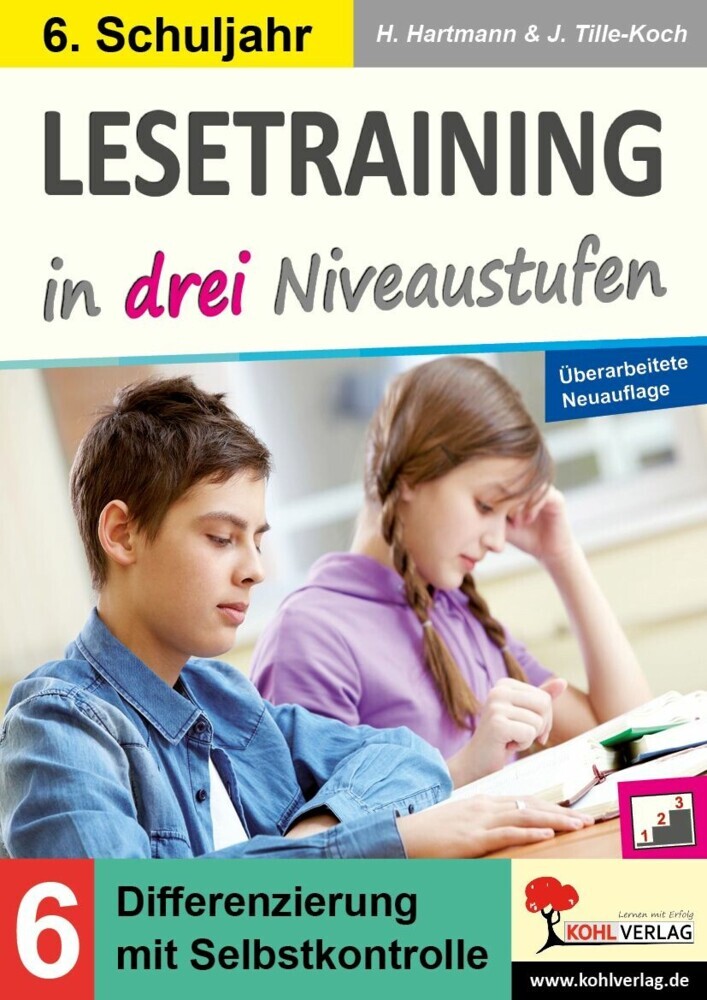 Lesetraining in drei Niveaustufen / Klasse 6 main product photo
