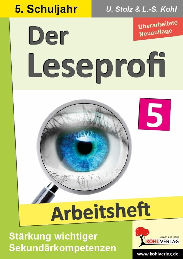 Der Leseprofi / Arbeitsheft - Fit durch Lesetraining / Klasse 5 main product photo