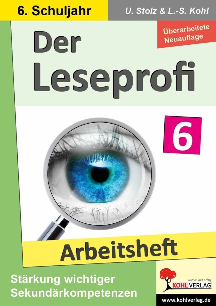 Der Leseprofi / Arbeitsheft - Fit durch Lesetraining / Klasse 6 main product photo