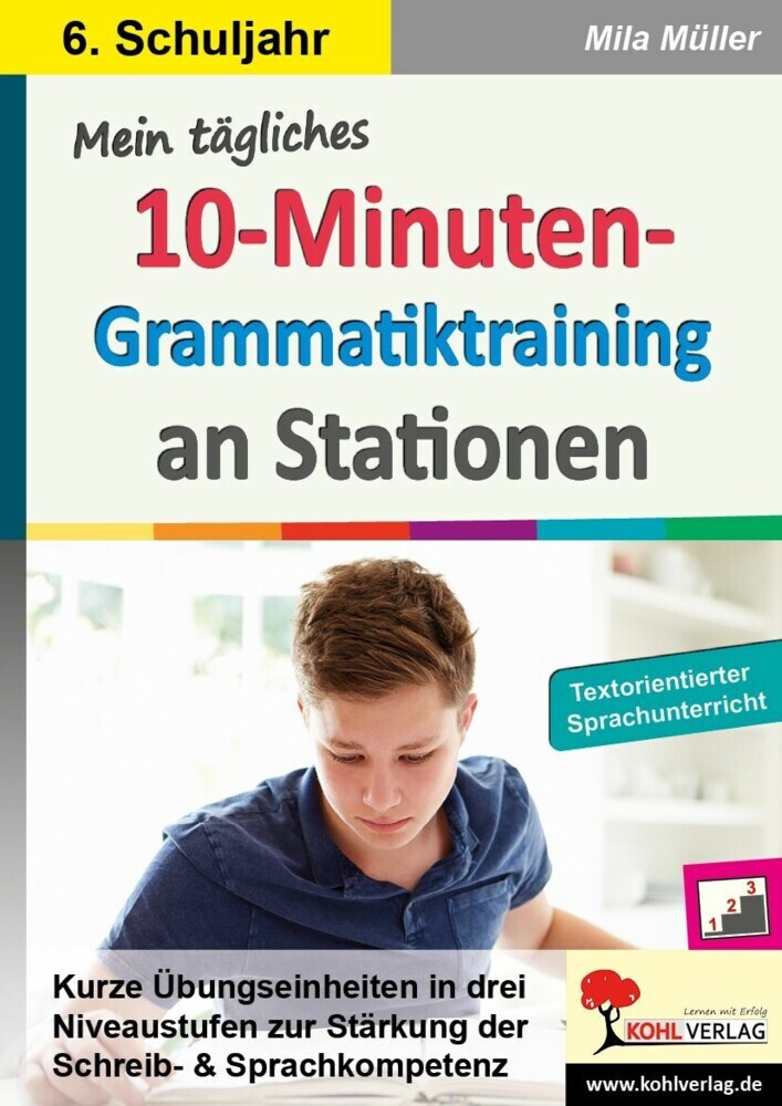 Mein tägliches 10-Minuten-Grammatik-Training an Stationen / Klasse 6 main product photo