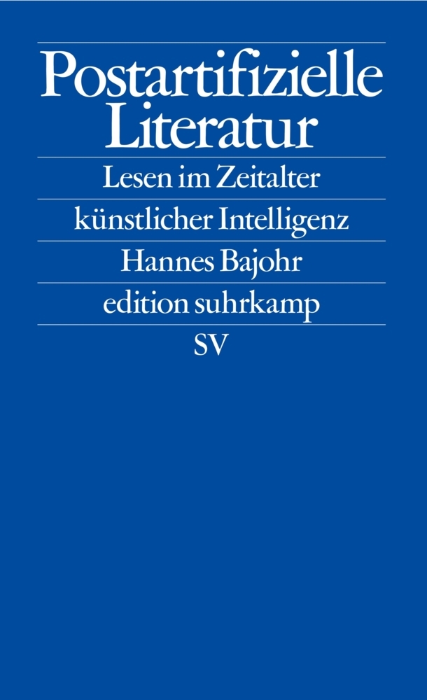 Postartifizielle Literatur main product photo