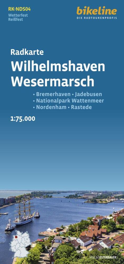 Radkarte Wilhelmshaven, Wesermarsch main product photo