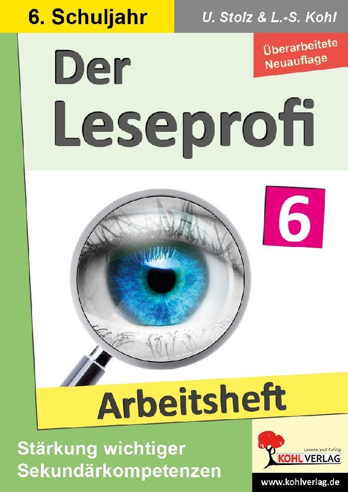 Der Leseprofi / Arbeitsheft - Fit durch Lesetraining / Klasse 6 main product photo