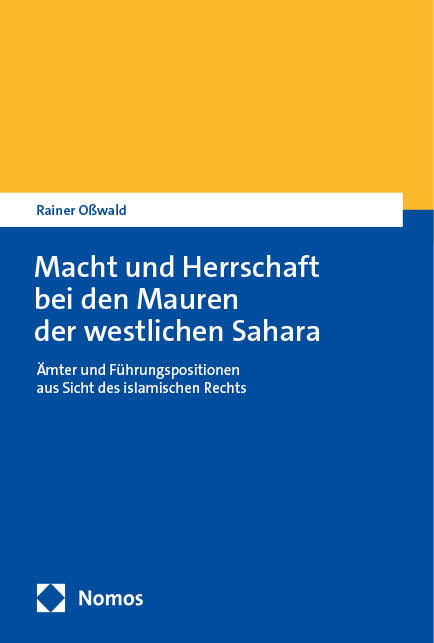 Macht und Herrschaft bei den Mauren der westlichen Sahara main product photo