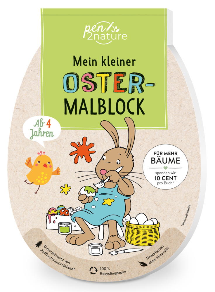 Mein kleiner Oster-Malblock für Kinder ab 4 Jahren main product photo