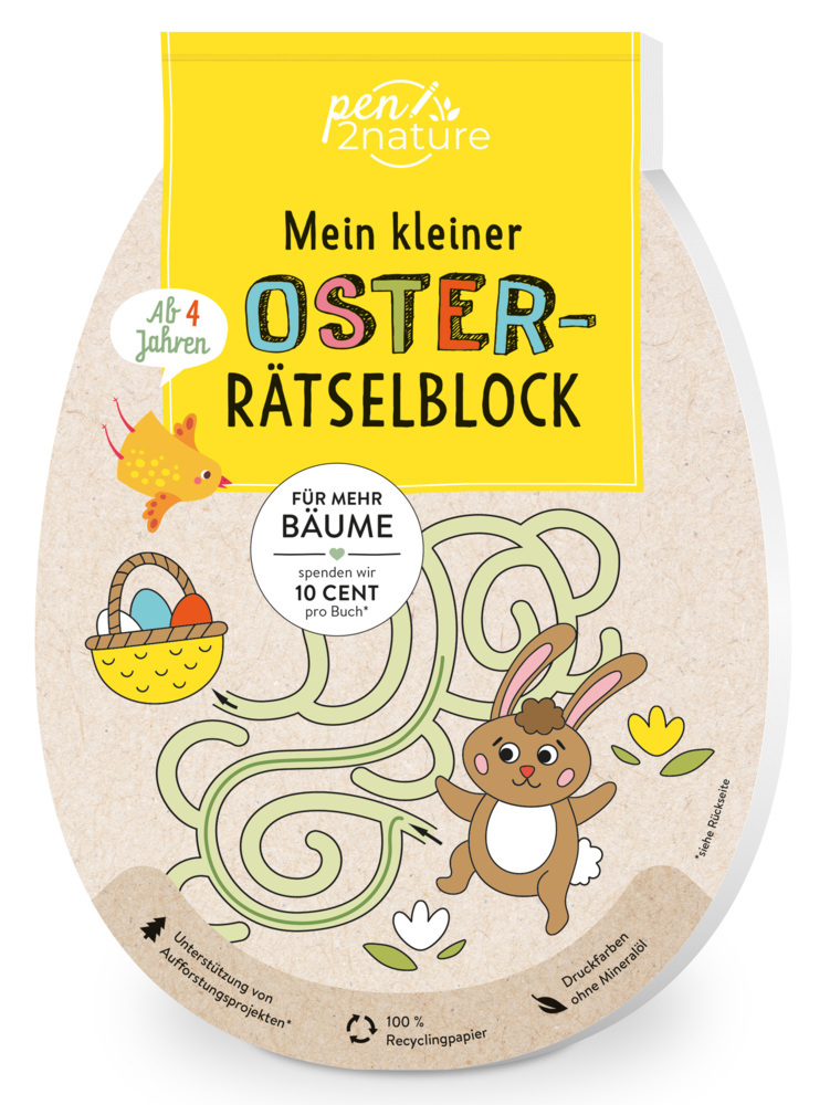 Mein kleiner Oster-Rätselblock für Kinder ab 4 Jahren main product photo