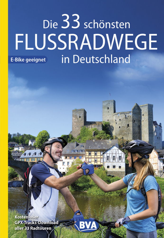 Die 33 schönsten Flussradwege in Deutschland, E-Bike-geeignet, mit kostenlosem GPS-Download der Touren via BVA-website oder Karten-App main product photo