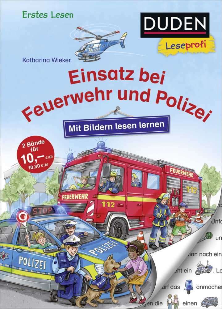 Duden Leseprofi - Mit Bildern lesen lernen: Einsatz bei Feuerwehr und Polizei main product photo