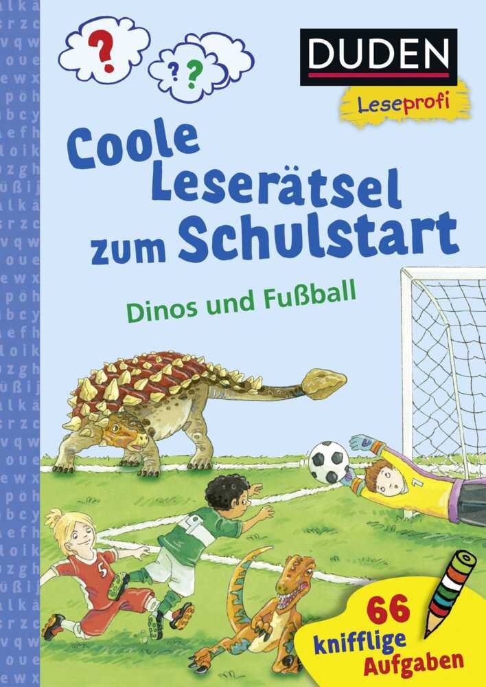 Duden Leseprofi - Coole Leserätsel zum Schulstart - Dinos und Fußball, 1. Klasse main product photo
