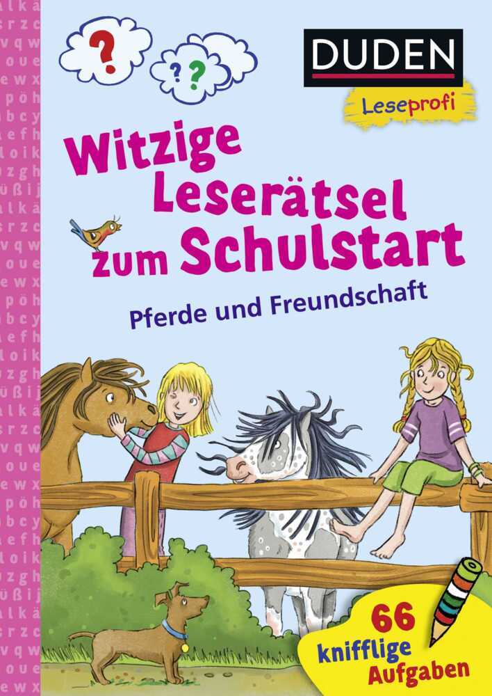 Duden Leseprofi - Witzige Leserätsel zum Schulstart - Pferde und Freundschaft, 1. Klasse main product photo