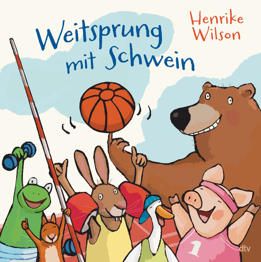 Weitsprung mit Schwein main product photo