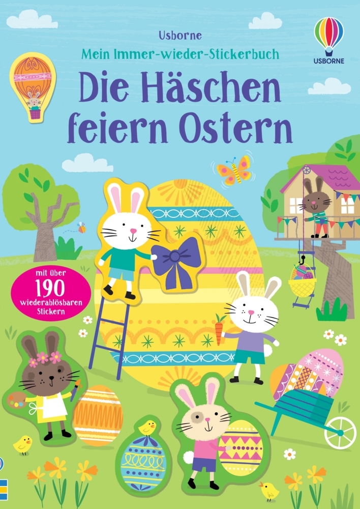 Mein Immer-wieder-Stickerbuch: Die Häschen feiern Ostern main product photo