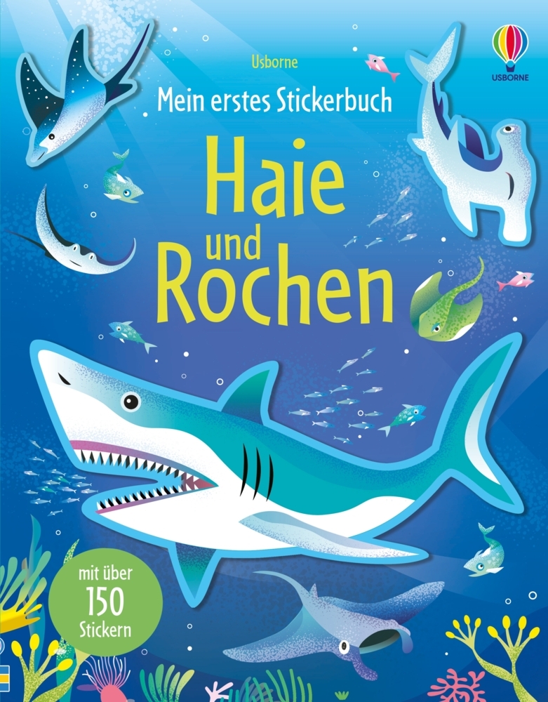 Mein erstes Stickerbuch: Haie und Rochen main product photo