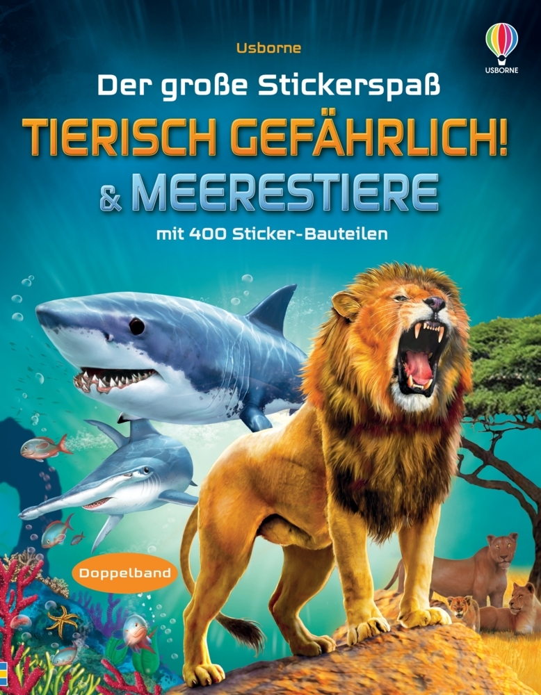 Der große Stickerspaß: Tierisch gefährlich! & Meerestiere main product photo