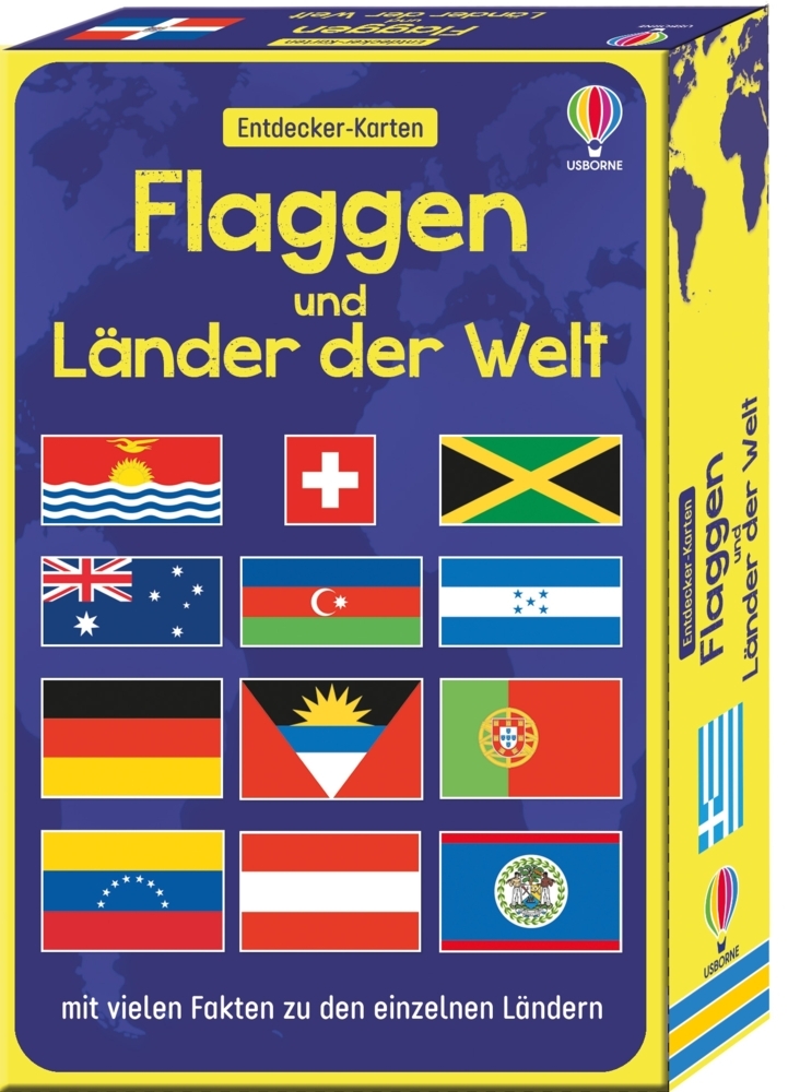 Entdecker-Karten: Flaggen und Länder der Welt main product photo