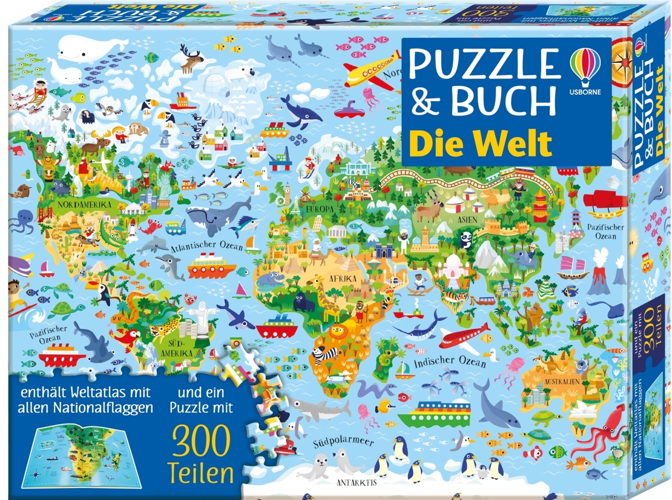 Puzzle und Buch: Die Welt main product photo